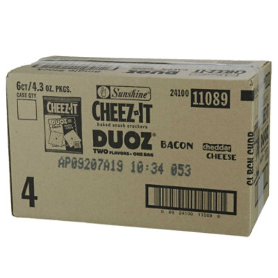 Sunshine Cheez It Bacon Cracker - 4.3 Ounce (Pack of 6) - Image 2