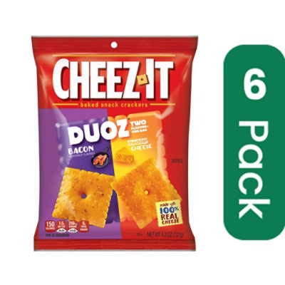 Sunshine Cheez It Bacon Cracker - 4.3 Ounce (Pack of 6) - Image 1