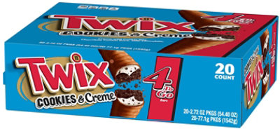 Twix Cookies and Creme Share Size 4 To Go Bar - 20 count per pack (6 Packs Total) - Image 3