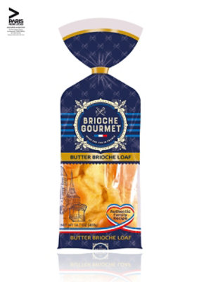 Brioche Gourmet Butter Loaf Sliced - 17.6 OZ