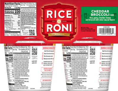 Rice A Roni Cheddar Broccoli Rice And Pasta Mix - 4-2.11 Oz - Image 6