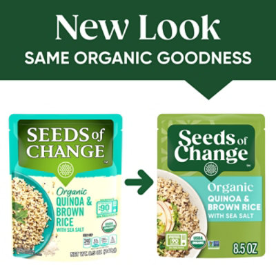 Seeds Of Change Organic Quinoa And Brown Rice With Sea Salt - 8.5 Oz - Image 3