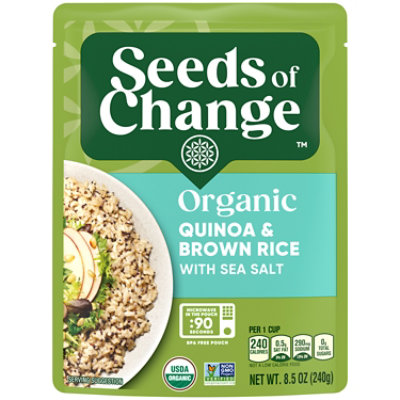 Seeds Of Change Organic Quinoa And Brown Rice With Sea Salt - 8.5 Oz - Image 2