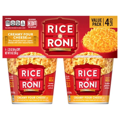 Rice A Roni Creamy Four Cheese Rice And Vermicelli Mix - 4-2.25 Oz - Image 3