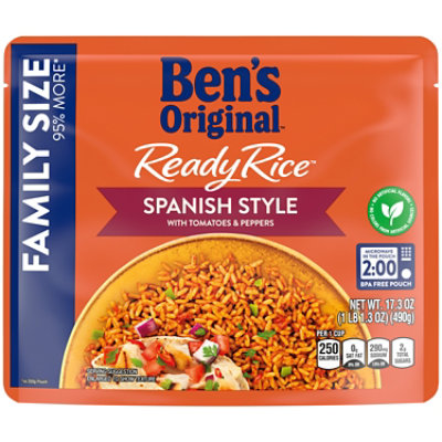 Bens Original Ready Rice Spanish Style Family Size Rice - 17.284O - Image 2