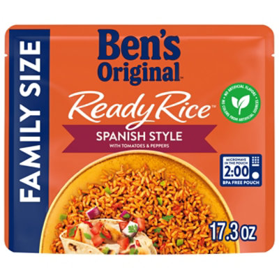 Bens Original Ready Rice Spanish Style Family Size Rice - 17.284O - Image 1