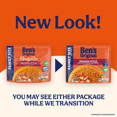 Bens Original Ready Rice Spanish Style Family Size Rice - 17.284O - Image 7