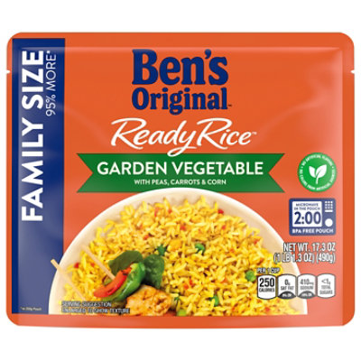 Bens Original Ready Rice Vegetable Medley Family Size Rice - 17.28OZ - Image 3