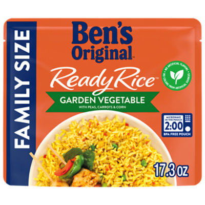 Bens Original Ready Rice Vegetable Medley Family Size Rice - 17.28OZ - Image 2