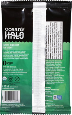 Ocean's Halo Wasabi Seaweed Snack - 0.14 Oz - Image 6