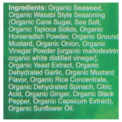 Ocean's Halo Wasabi Seaweed Snack - 0.14 Oz - Image 5