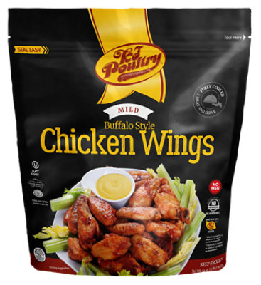 Kj Poultry Mild Chicken Wings - 2 Lb - Image 1