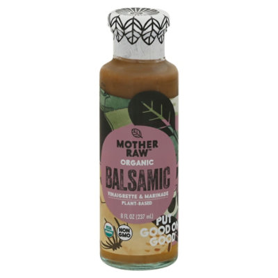 Mother Raw Balsamic Vinaigrette Organic Dressing - 8 Fl. Oz. - Image 3