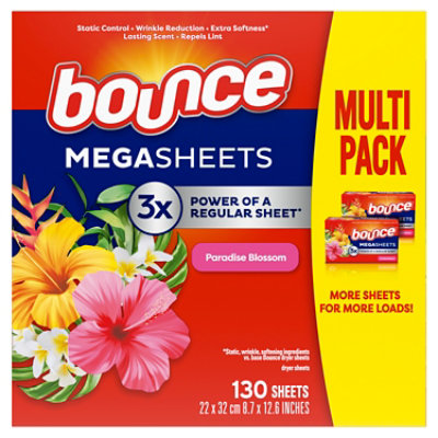 Bounce Lasting Fresh Mega Dryer Sheets, Outdoor Fresh & Clean - 130 Ct. - 130 CT - Image 2