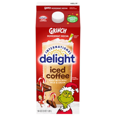 International Delight Home Alone Peppermint Mocha Iced Coffee - 64 Oz. - Image 1