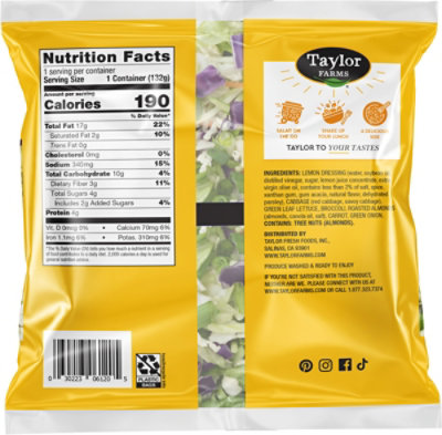 Taylor Farms Citrus Crunch Mini Chopped Salad Kit - 4.65 Oz - Image 6