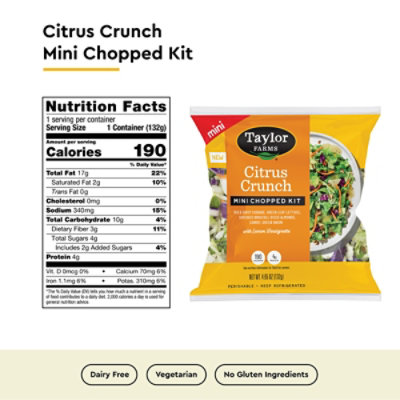 Taylor Farms Citrus Crunch Mini Chopped Salad Kit - 4.65 Oz - Image 5