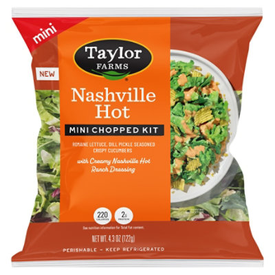 Taylor Farms Nashville Hot Mini Chopped Salad Kit - 4.3 Oz - Image 1