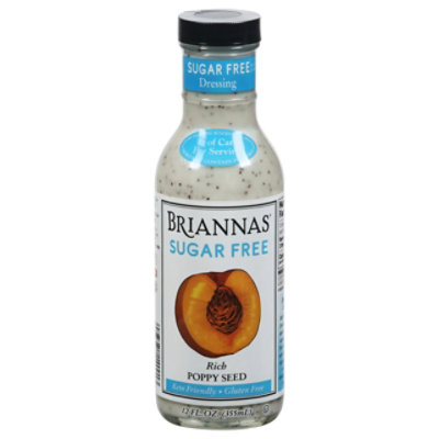 Briannas Sugar Free Poppy Seed Dressing - 12 OZ - Image 3