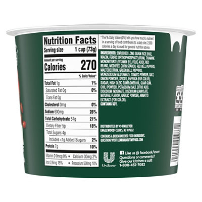Knorr Side Meal Fajita Rice Cup - 2.6 Oz - Image 7
