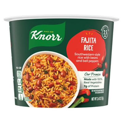 Knorr Side Meal Fajita Rice Cup - 2.6 Oz - Image 1