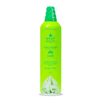 Whipshots Lime Vodka Whip Cream Ca - 200 Ml - Image 1