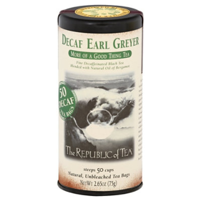 The Republic Of Tea Earl Greyer Decaf - 50 Count - Image 3