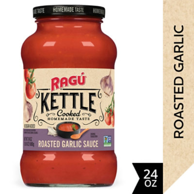 Ragu Kettle Cooked Roasted Garlic Pasta - 24 Oz