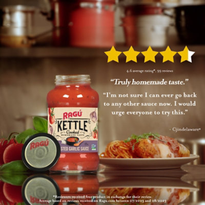 Ragu Kettle Cooked Roasted Garlic Pasta - 24 Oz - Image 4