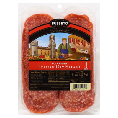 Busseto Calabrese Hot Sliced - 8 OZ - Image 1