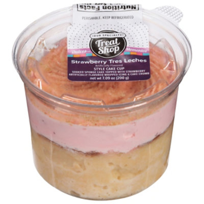Strawberry Tres Leches Pre Made - 7.09 Oz - Image 1
