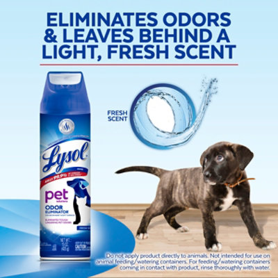 Lysol Pet Solutions Fresh Scent Odor Eliminator - 15 Fl. Oz. - Image 4