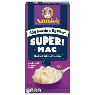 Annies Homegrown Mac N Cheese Shells And White Cheddar - 6 OZ - Image 1