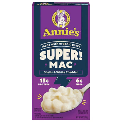 Annies Homegrown Mac N Cheese Shells And White Cheddar - 6 OZ - Image 1