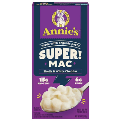 Annies Homegrown Mac N Cheese Shells And White Cheddar - 6 OZ - Image 1