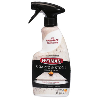 Weiman Quartz & Stone Clean & Shine, Citrus - 16 Fl. Oz. - Image 3