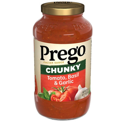 Prego Chunky Tomato Basil and Garlic Pasta Sauce - 23.75 Oz - Image 1