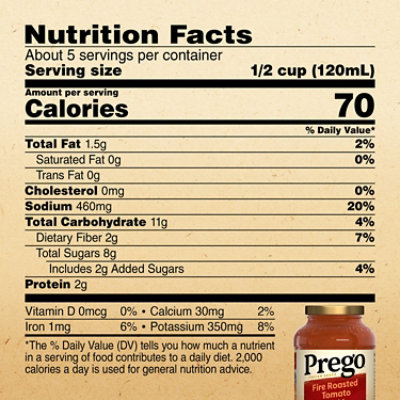 Prego Fire Roasted Tomato Pasta Sauce - 23.5 Oz - Image 4