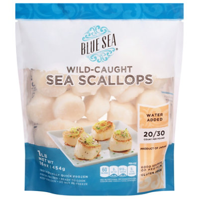 Blue Sea Scallops 20-30 Ct Individually Quick Frozen - 16 OZ - Image 2