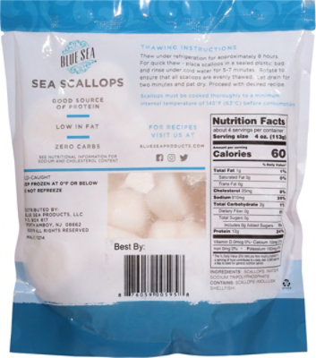 Blue Sea Scallops 20-30 Ct Individually Quick Frozen - 16 OZ - Image 5