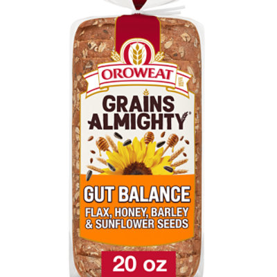 Oroweat Grains Almighty Gut Balance Bread - 20 Oz