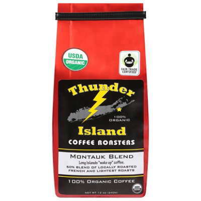 Thunder Island Coffee Roasters Whole Bean Montauk Blend - 12 Oz - Image 3