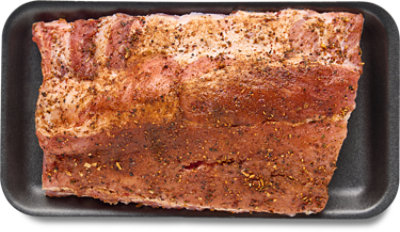Extra Meaty Bbq Pepper Medley Seasoning Pork Backribs - Lb