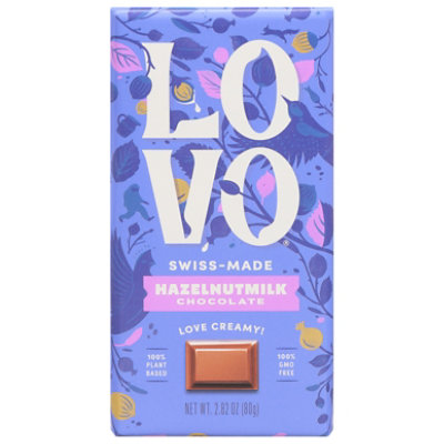 LOVO Hazelnut Milk Chocolate Bar - 2.8 Oz - Image 3