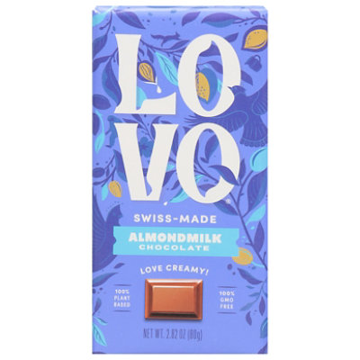 LOVO Almond Milk Chocolate Bar - 2.8 Oz - Image 3