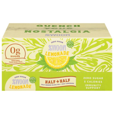 Swoon Lemonade Half Tea Zero Sugar - 12 Fl. Oz. - Image 3