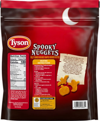 Tyson Spooky Nuggets Fully Cooked Breaded Shaped Chicken Patties - 27 Oz - Image 6