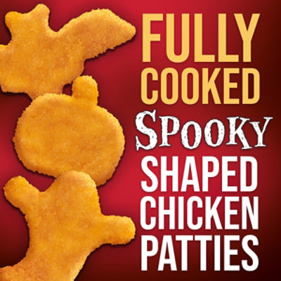 Tyson Fully Cooked Spooky Nuggets Breaded Shaped Chicken Patties - 27 Oz - Image 3