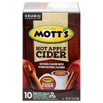 Mott's Hot Apple Cider Keurig Single Serve K Cup Pods - 10 Count - Image 3