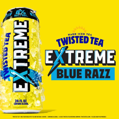 Twisted Tea Extreme Blue Razz In Cans - 24 Fl. Oz. - Image 2